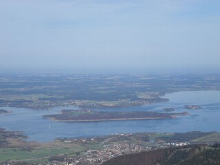 Blick auf den Chiemsee von der Kampenwand