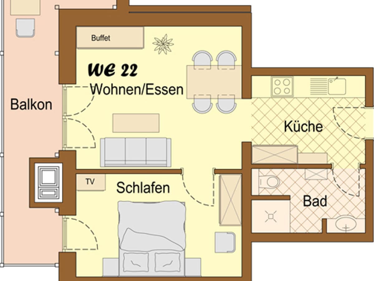 Ferienwohnung Wittdün Grundriss 27