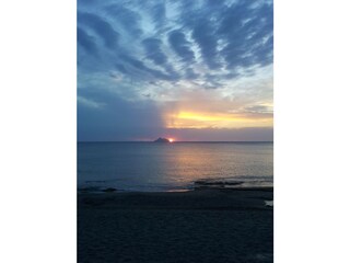 Sonnenuntergang am Strand