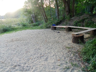 Strandbereich am Badesee