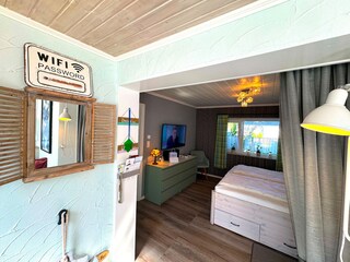 beim Betreten Urlaubslaune pur