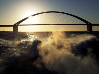 beeindruckend - die Fehmarnsundbrücke