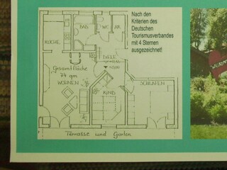 Grundriss Ferienwohnung