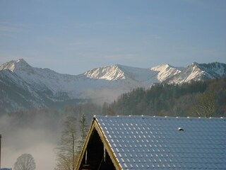 Blick vom Balkon