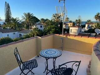 Dachterrasse mit Meerblick