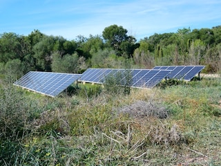 Die Photovoltaikanlage.