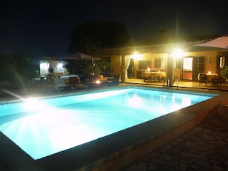 Der Pool bei Nacht