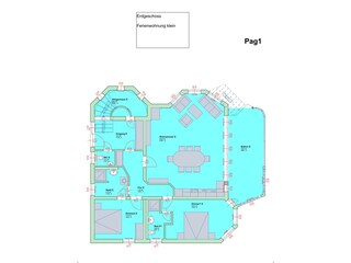 Vakantieappartement Novalja Grondplan 7