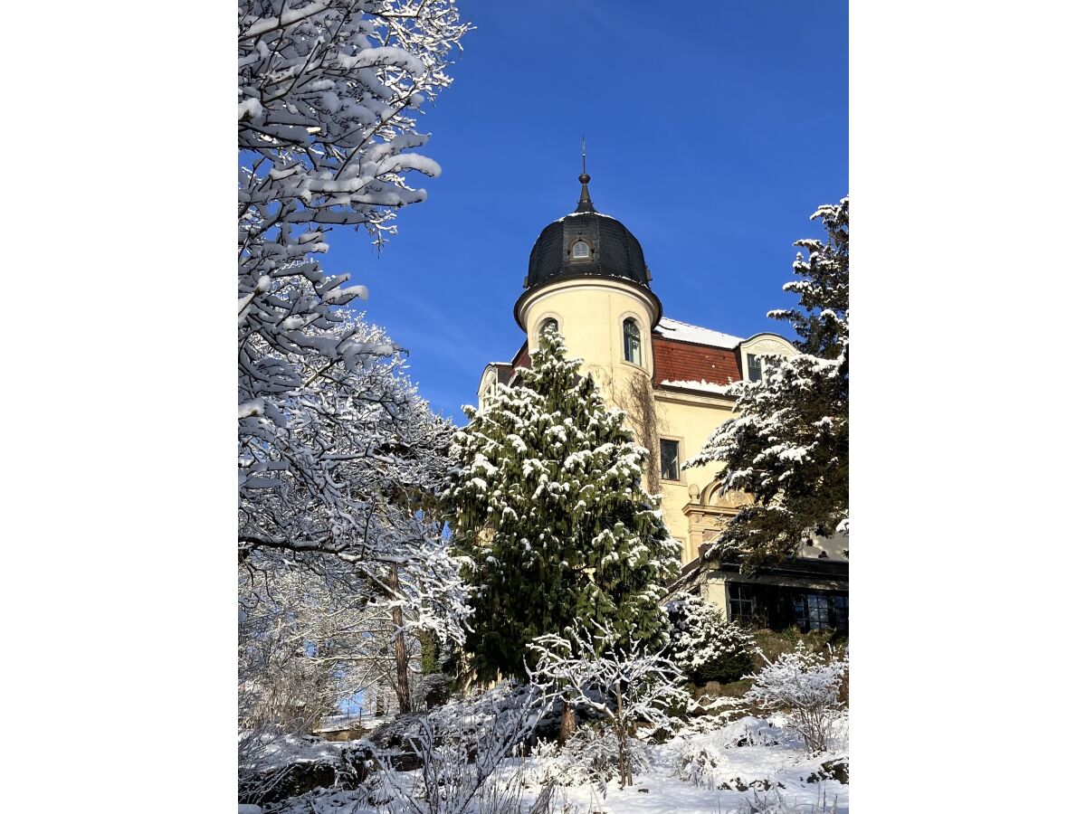 Villa Jagdweg in wintertime
