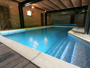 Vakantiehuisje Luxe landhuis in België met een overdekt zwembad - Hamoir - image1