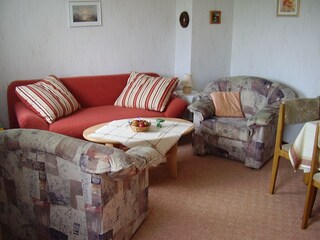 Gemütliche Sitzecke im Wohnzimmer