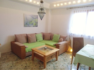 Komfort-Wohnzimmer mit Fußbodenheizung
