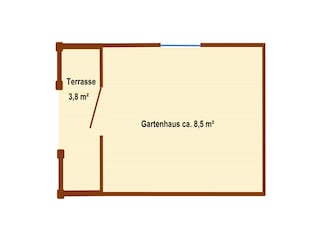 Grundriss Gartenhaus
