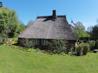 Haus von hinten