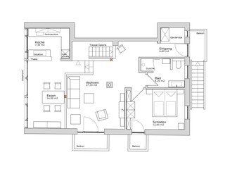 Grundriss Ferienwohnung