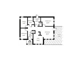 Vakantiehuis Jesberg Grondplan 40