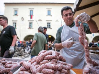 Traditional food festival in Trevi
