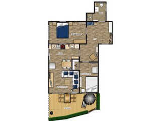 Holiday apartment Nebel Floor Plan 4
