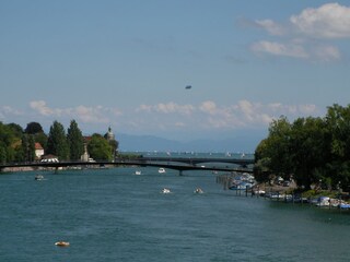Zeppelin und Boote