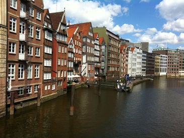 Holiday apartment historic City Hamburg