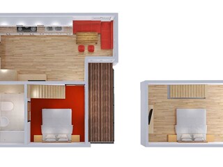 Appartamento per vacanze Kappl Pianta del piano 41