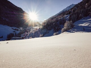 Wintersonne, Kappl, Paznaun