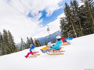 Rodeln, Kappl, Paznaun-Ischgl, Familienurlaub