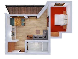 Appartement Galtür Grondplan 11
