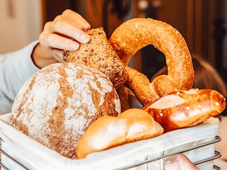 Frisches Gebäck aus der Bäckerei