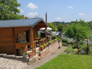 Unser Gartenhaus für den gemütlichen Abend