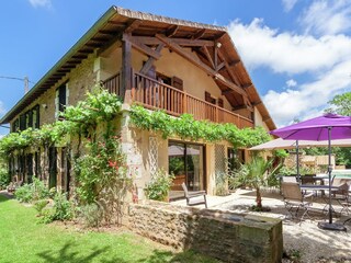 Casa de vacaciones Nantheuil Grabación al aire libre 7