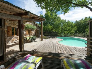 Maison de vacances Labeaume Enregistrement extérieur 9