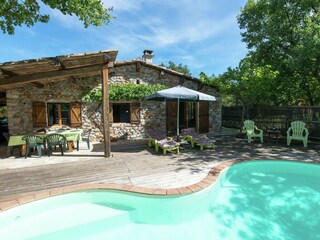 Maison de vacances Labeaume Enregistrement extérieur 8