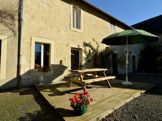 Ferienhaus Brévands Außenaufnahme 4