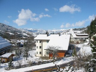 Blick von der Loggia der Fewo-Sennekamp