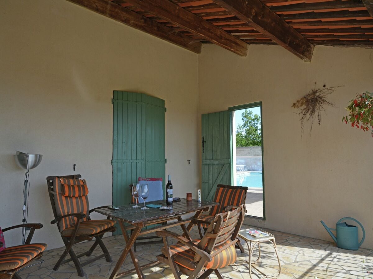 Casa de vacaciones Saint-Privat-de-Champclos Grabación al aire libre 1