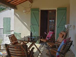 Casa de vacaciones Saint-Privat-de-Champclos Grabación al aire libre 9