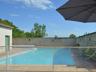 Casa de vacaciones Saint-Privat-de-Champclos Grabación al aire libre 1