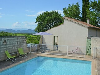 Casa de vacaciones Saint-Privat-de-Champclos Grabación al aire libre 6