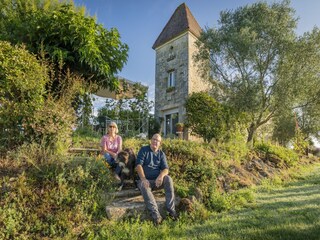 Vakantiehuis Fargues Buitenaudio-opname 25