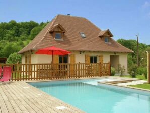 Modernes Ferienhaus mit privatem Pool - Loubressac - image1