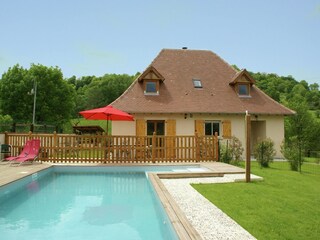 Casa de vacaciones Loubressac Grabación al aire libre 2