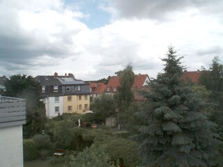 Blick von Wohnzimmer nach Südosten