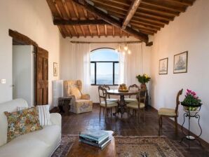 Ferienhaus Wohnung in der Toskana mit Hügelblick - Pergine Valdarno - image1