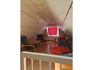 Schlafzimmer 4, Spitzboden...1 Bett und Schlafsofa