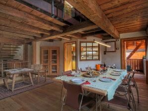 Vakantiehuis Moderne maso in de Val di Fiemme, ideaal voor zomer en winter, tuin met terras - Predazzo - image1