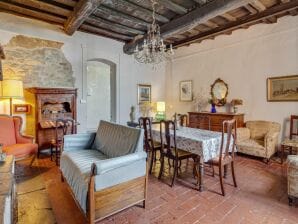 Bauernhof Wohnung im Bauernhaus mit Blick auf den Pool - Pian di Scò - image1