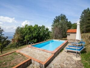 Bauernhof Wohnung im Bauernhaus mit Blick auf den Pool - Pian di Scò - image1