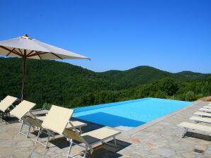 Apartamento Casa de lujo de vacaciones en Anghiari, Toscana con vista al Cerro - Caprese Miguel Ángel - image1