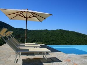 Apartamento en casa de vacaciones de piedra con piscina en Anghiari - Caprese Miguel Ángel - image1